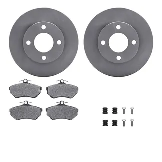 R1 Concepts WFWH1-73044 E- Line Series Brake Rotor W/ Ceramic Brake Pads & Hdw